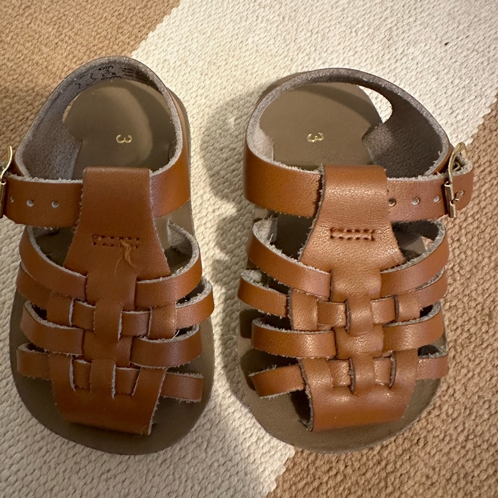 Sun San fisherman sandals- size 3